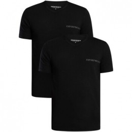 PyjamasnachthemdenEmporioArmani2-packloungekatoenenV-halsT-shirt