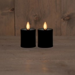 BOT2PcsCandlesBlack45X8cmMovingFlame2X2Aaa-Annascollection