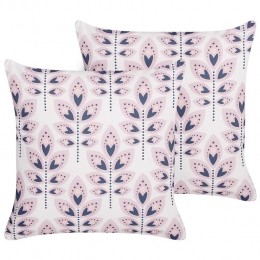 Beliani-TORRETTA-Sierkussensetvan2-Crme-45x45cm-Polyester