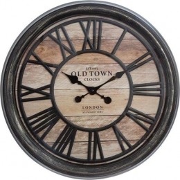 Atmosphera-Vintagewandklokbruin-Diameter50cm