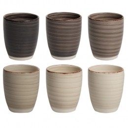 StudioTavolaBekersVintageLoft350ml-6stuks