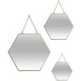 ATMOSPHERALotvan3zeshoekigemetalenspiegels-Goud