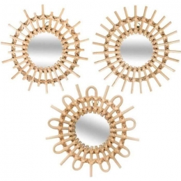 ATMOSPHERAZonnespiegelrotan-28cm-Beige