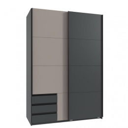 KledingkastElsen-AntracietGrijsTaupe-MDF