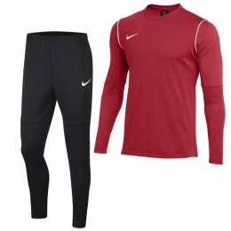 NikePark20CrewTrainingspakKidsRoodWit