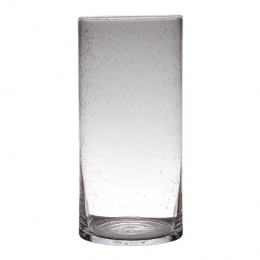 HakbijlGlassArcherSodaBubblesCilinderVaas-H40xD19cm