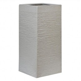 Beliani-DION-Plantenbak-Lichtgrijs-70cm-Klei-vezelmengsel