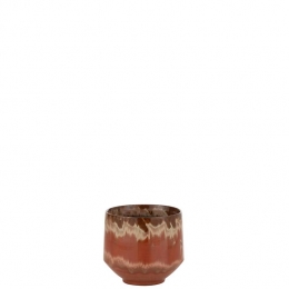 J-LinebloempotAline-keramiek-rood-extrasmall-16cm