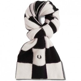 SjaalFredPerryFpChequerboardLambswoolScarf