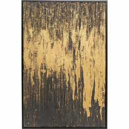 KareDesignAbstractSchilderij80x120cmzwart