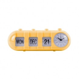 Karlsson-AlarmClockRetroTubeCalendarFlip