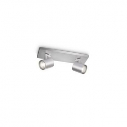 PhilipsRunneropbouwspot-2-lichts-aluminium