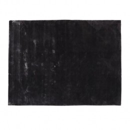 PTMDFlaviaBlackViscoseHandwovenCarpetXL