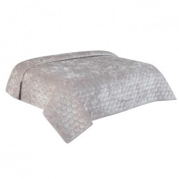 UniqueLiving-BedspreiPeggy170x220cmlightgrey