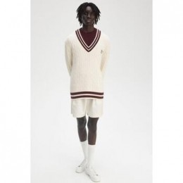 TruiFredPerryCABLEKNITTENNISJUMPER