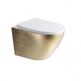 WandclosetBestDesignRoyal-GoldRimfreeInclusiefZittingGlansWitGoud