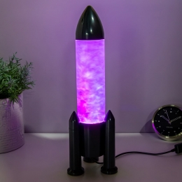 Raketlamp-Zwart