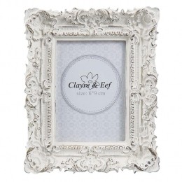 ClayreEefFotolijst6x9cmWitKunststofRechthoekFotokader