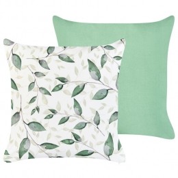 Beliani-FLYLEAF-Tuinkussensetvan2-Groen-Polyester