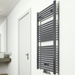 SaniGoodsInolahanddoekradiator160x60cmzwartmat828Watt