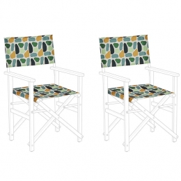 Beliani-CINE-Ligstoeldoeksetvan2-MulticolorGeometrisch-Polyester