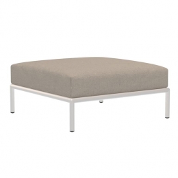 HoueLevel2OttomanvoetenbankwhiteframeAsh