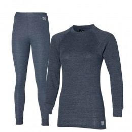 HeatkeeperThermosetDamesComfort-ThermoshirtThermoLegging-AntracietMelange-L