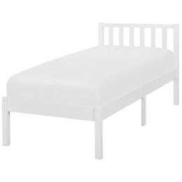 Beliani-FLORAC-Eenpersoonsbed-Wit-90x200cm-Dennenhout