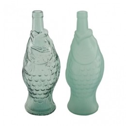 Bottlefishrecycledglassdiameter12x30cmC2-Dijknaturalcollections