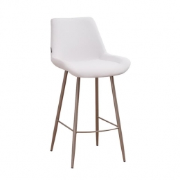 Bronx71ScandinavischebarkrukMaudgerecycledestofoffwhite74cm