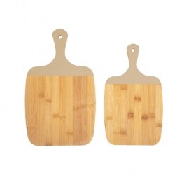presenttime-SnijplanksetGourmet-Bruin-23x38cm