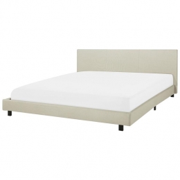 Beliani-ALBI-Tweepersoonsbed-Beige-180x200cm-Polyester