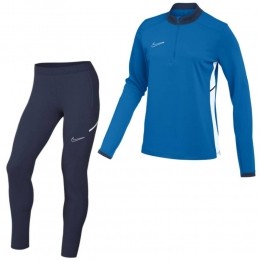 NikeAcademy25Trainingspak14-ZipDamesBlauwDonkerblauwWit
