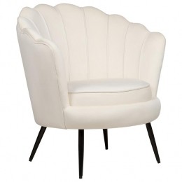 Beliani-LOVIKKA-Fauteuil-Gebrokenwit-Fluweel