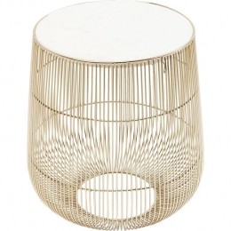 BijzettafelBeamWitMarmerMessing32cmKareDesign