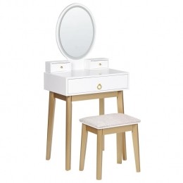Beliani-ROSEY-Kaptafel-Wit-MDF