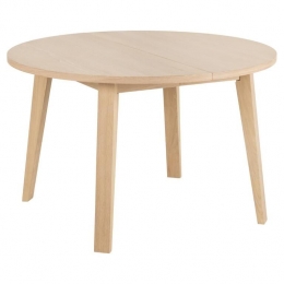 GigaLiving-EettafelRondUitschuifbaar-Naturel-120220x75cm-Annie