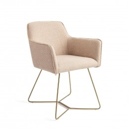 JesperHomeEetkamerstoelHofuBeehiveGold-WildWalnut