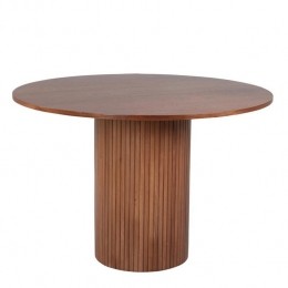 RebellenclubPokkaEetkamertafel-110cm-Walnoot