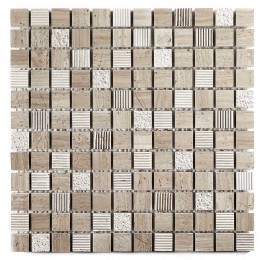 NavalePaviamozaek30x30cmbruinmix