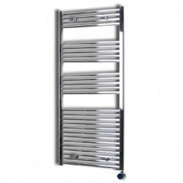 Sanicareelektrischedesignradiator45x172cmchroommetthermostaatrechtschroom
