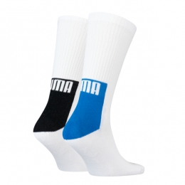 PumaCrewsokkenLogoBlock2-packBlueWhiteCombo-4346