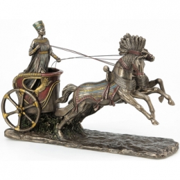 BeeldjesSignesGrimaltNefertitiInDeStrijdwagenVanDeKoningin