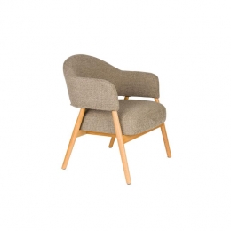 HousecraftIndyFauteuilmetarmleuningDonkerbruin