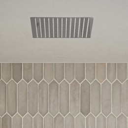 SaniclearCubeplafondinbouwdouchekop30x30cmchroom