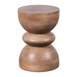 LewisLoftBijzettafelLuis-FSCmangohout-Rond35-Bruin