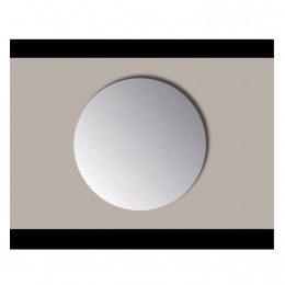 SpiegelRondSanicareQ-mirrorsZonderOmlijsting75cmPPGeslepen