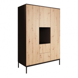 MeubellaKledingkastLagos-Eiken-135cm