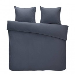 LeenBakker-ComfortDekbedovertrekDaan-200x200220Cm-Katoen-Blauw