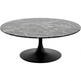 KareDesignSchickeriaSalontafel110cmmarmerprintzwart